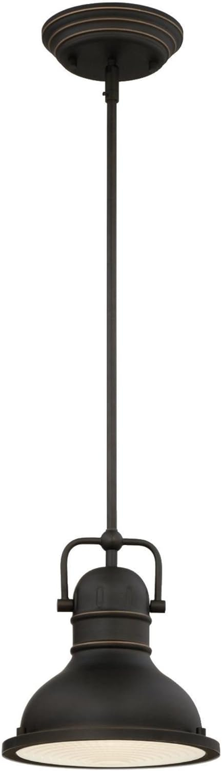 Westinghouse Lighting 63087A Boswell One - Light LED Mini Pendant, Oil Rubbed Bronze