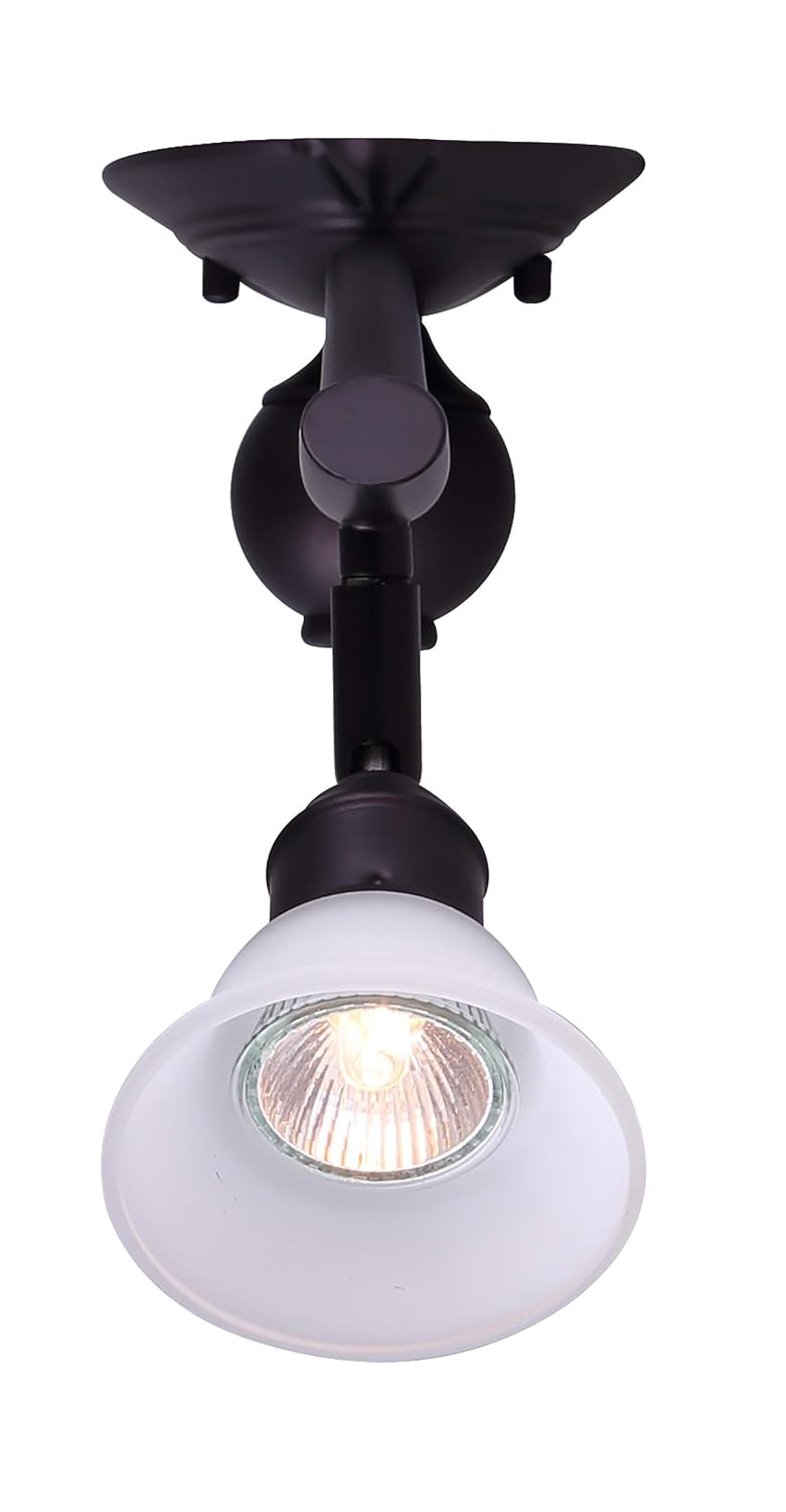 Addison 23.5'' Oil Rubbed Bronze Track Lighting with White Opal Glass