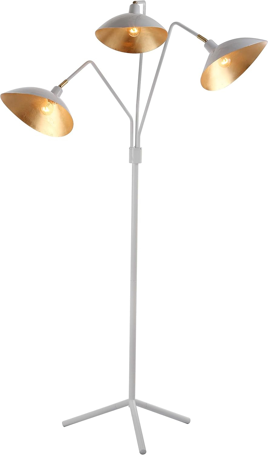 Iris Floor Lamp - LIT4361 - White/Gold - Safavieh
