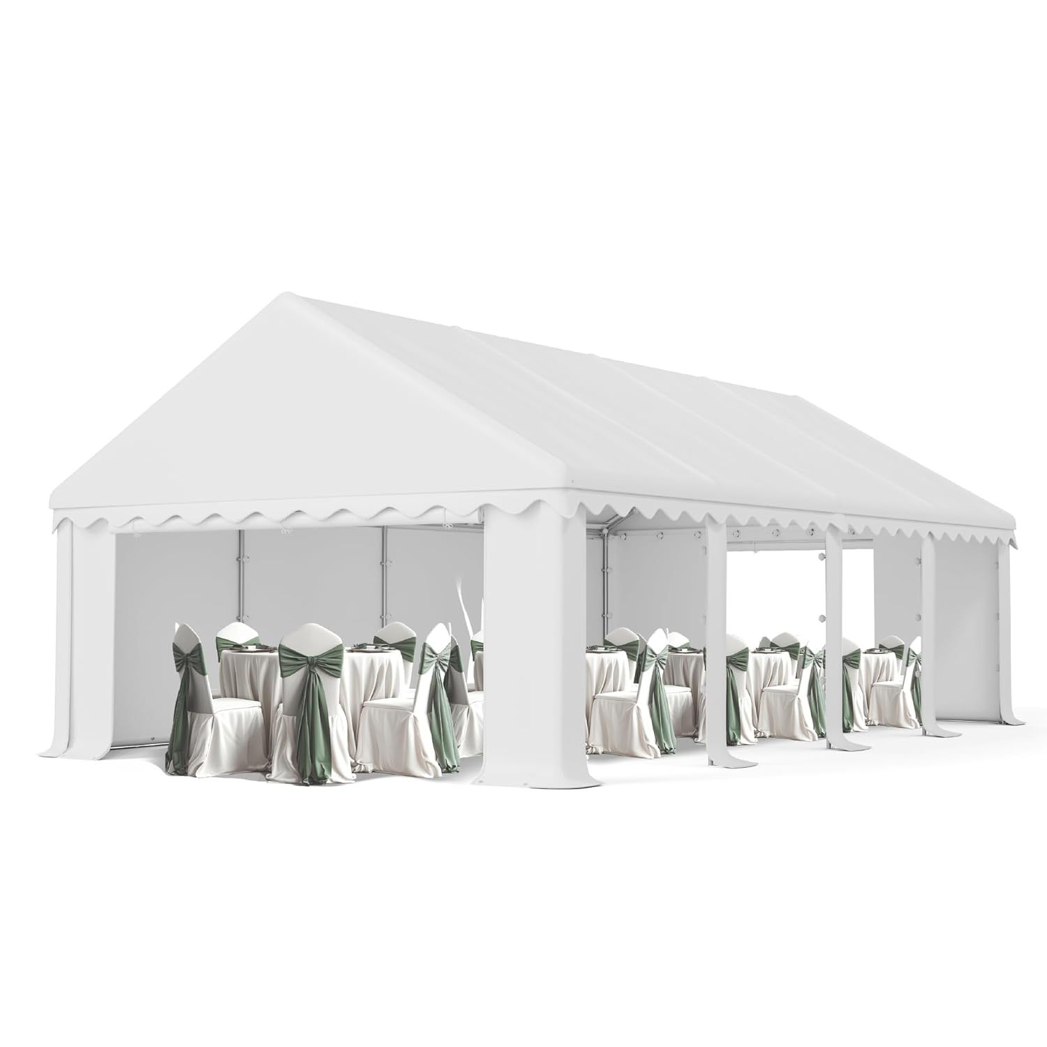 Peaktop Outdoor 13'X26' Party Tent Heavy Duty Wedding Tent with Carry Bags