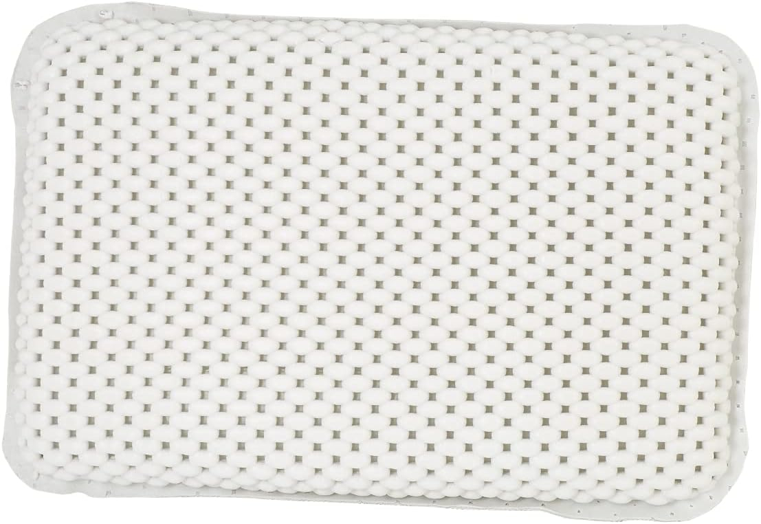 Bath Bliss Spa Foam Bath Pillow, White