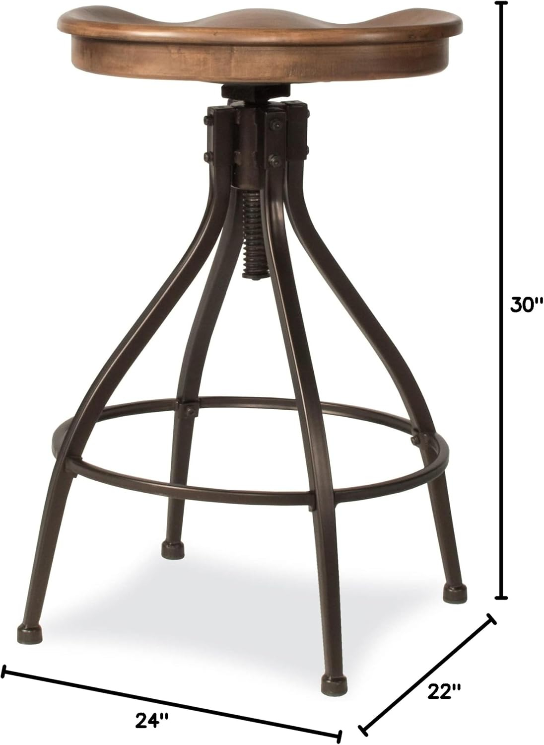 Bar Stool - Silverton Bar Stool with Open Lattice - Hillsdale Furniture - 4734-830