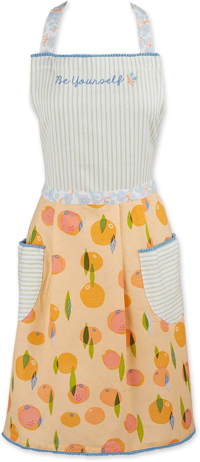 Orange Zest Printed Apron