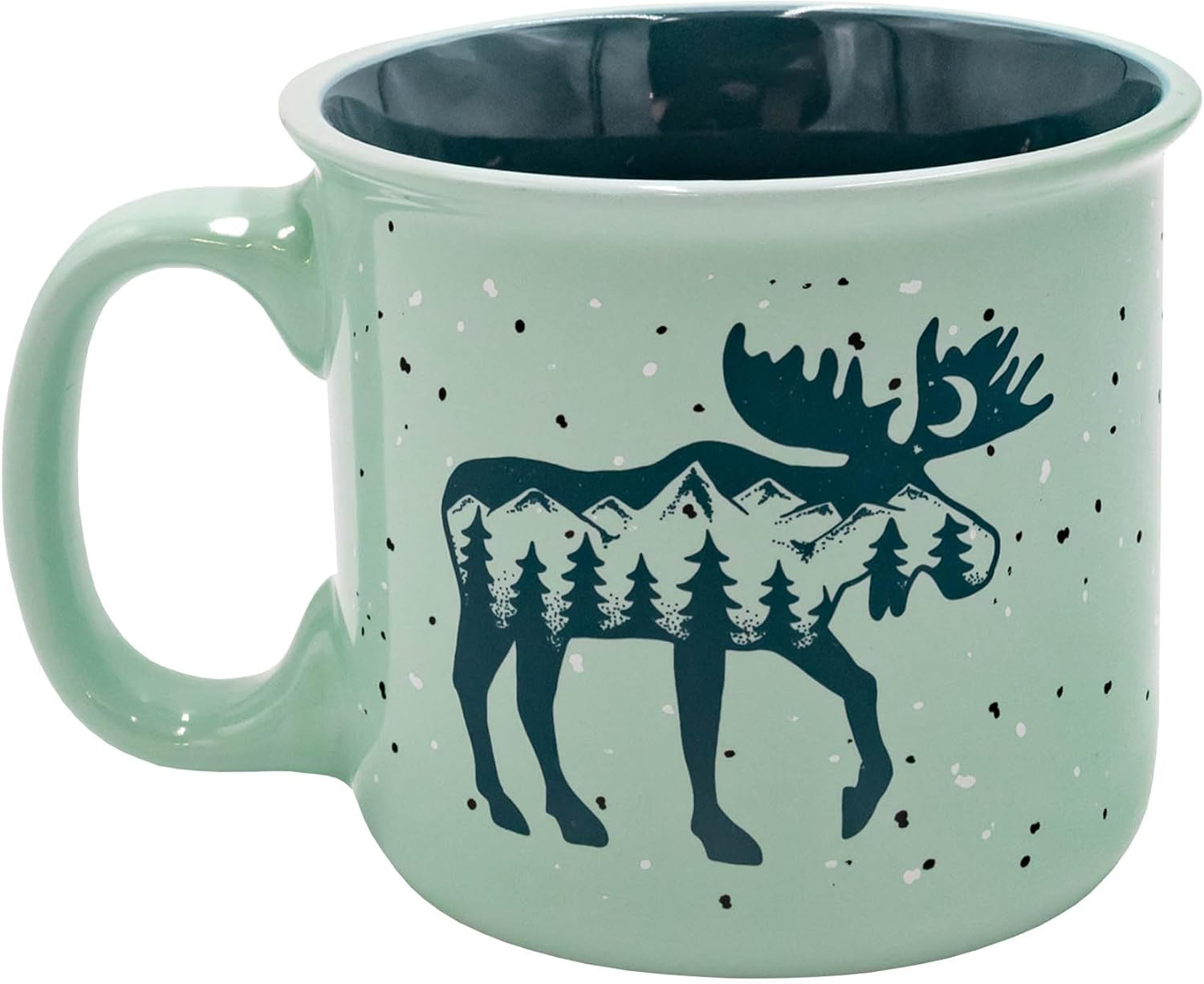 LazyOne Novelty Mugs, Ceramic Gift Mug for Family, Friends, or Coworkers (Mountain Moose)