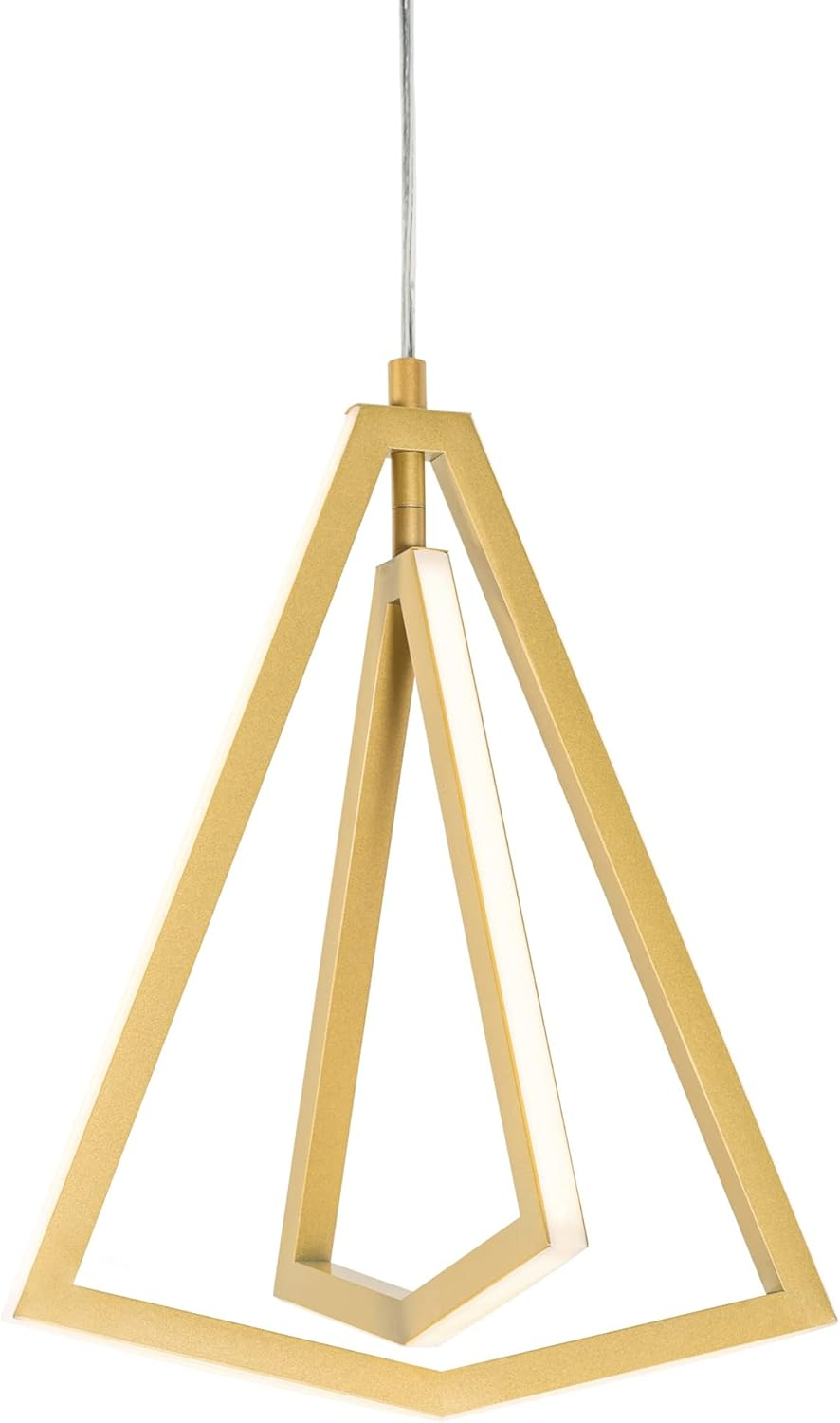 Afx Gnap15l30d1 Gianna 13" Wide Led Abstract Pendant - Gold
