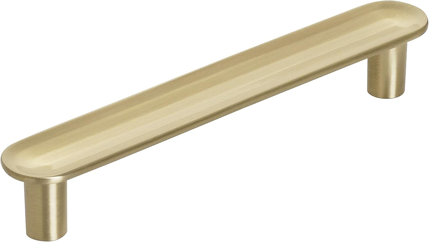 Concentric 3-3/4 in. (96mm) Modern Golden Champagne Bar Cabinet Pull