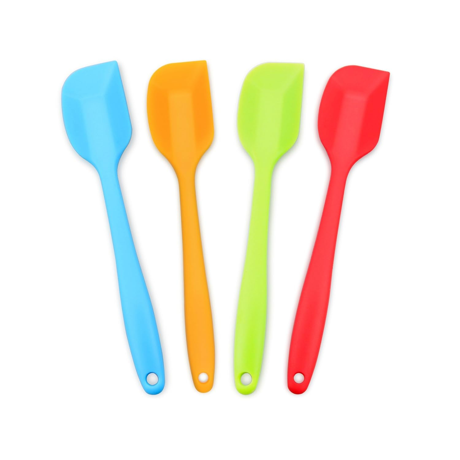 Multicolor Silicone 4-Piece Heat-Resistant Spatula Set