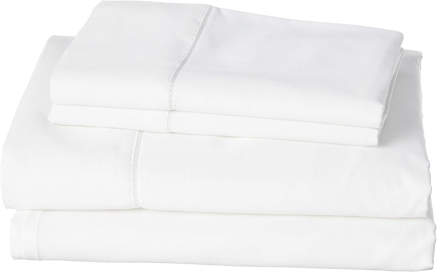 Tribeca Living Egyptian Cotton 800 Thread Count Deep Pocket Bed Sheet Set White Queen Modern & Contemporary, Casual