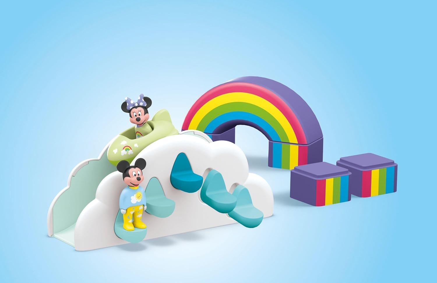 Playmobil #71696 Junior & Disney: Mickey Mouse's & Minnie Mouse's Cloud Home - Brand New!