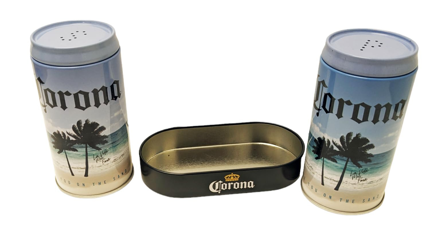 The Tin Box Company, Tin Salt and Pepper Set, Corona 2024