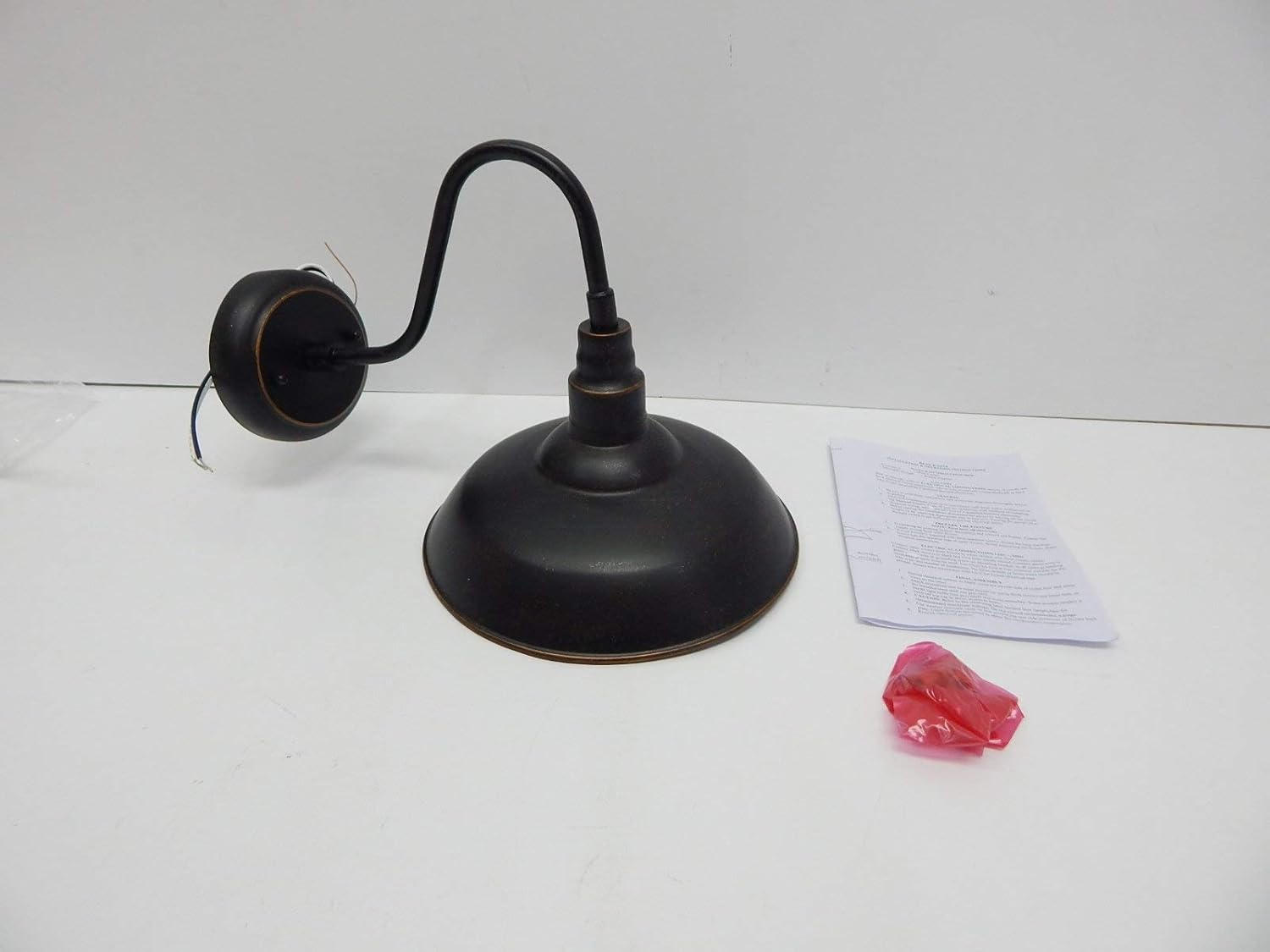 AA Warehousing EL0523ORB Lora Outdoor Wall Light, Large, Oil-Rubbed Bronze