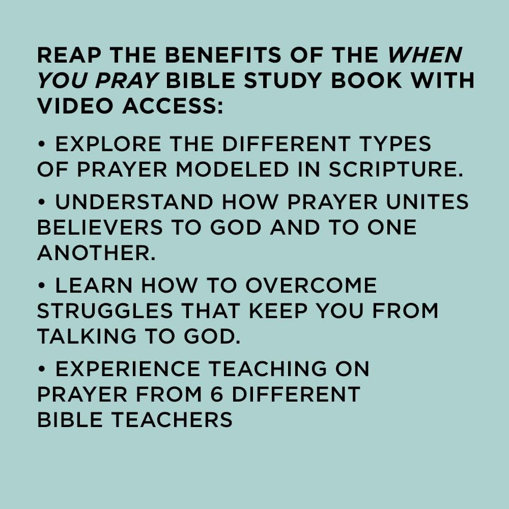 When You Pray: A Study of Six Prayers in the Bible