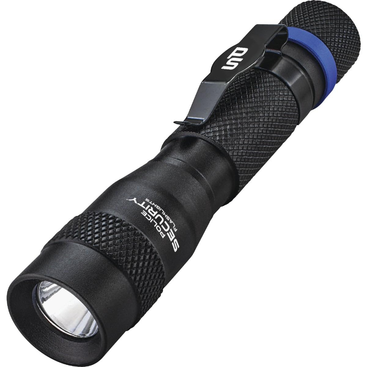 Black Tactical Water Resistant LED Keychain Flashlight