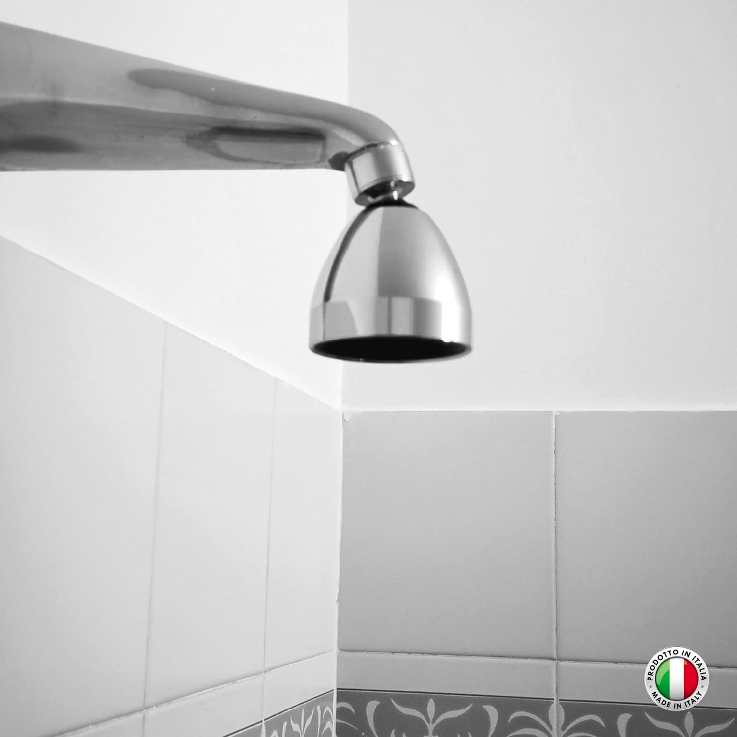Chromed Black Shower Head (New Siroflex Product)