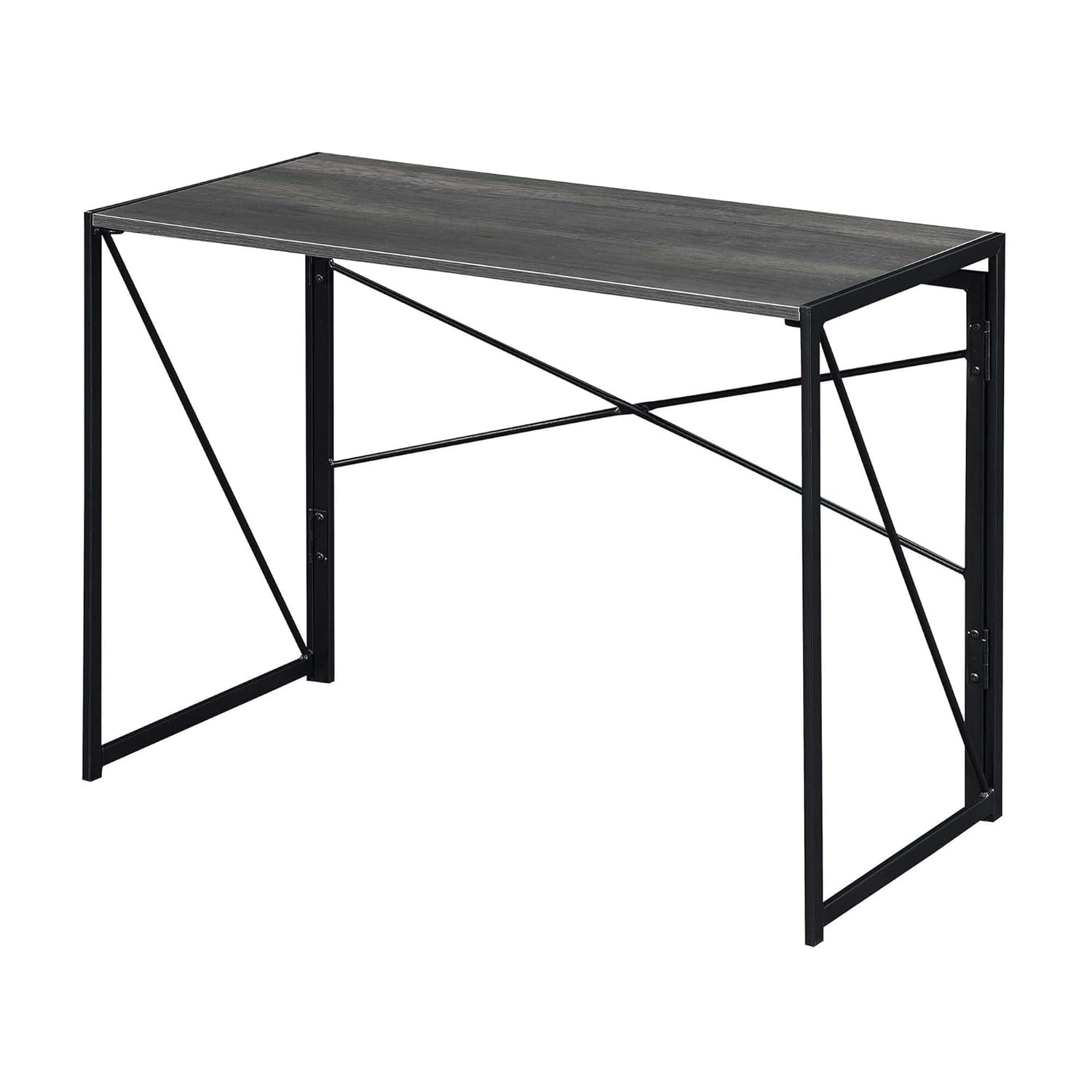 Convenience Concepts 29.50 inches Tall Xtra Folding Desk, Faux Birch/Black, All ages