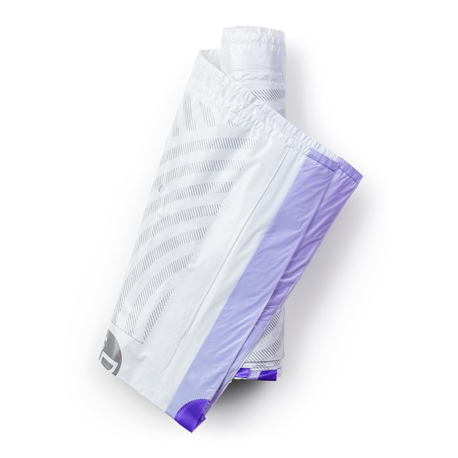Brabantia PerfectFit Trash Bags (Size D / 4-5.3 Gal) Thick Plastic Trash Can Liners with Drawstring Handles (20 Bags)