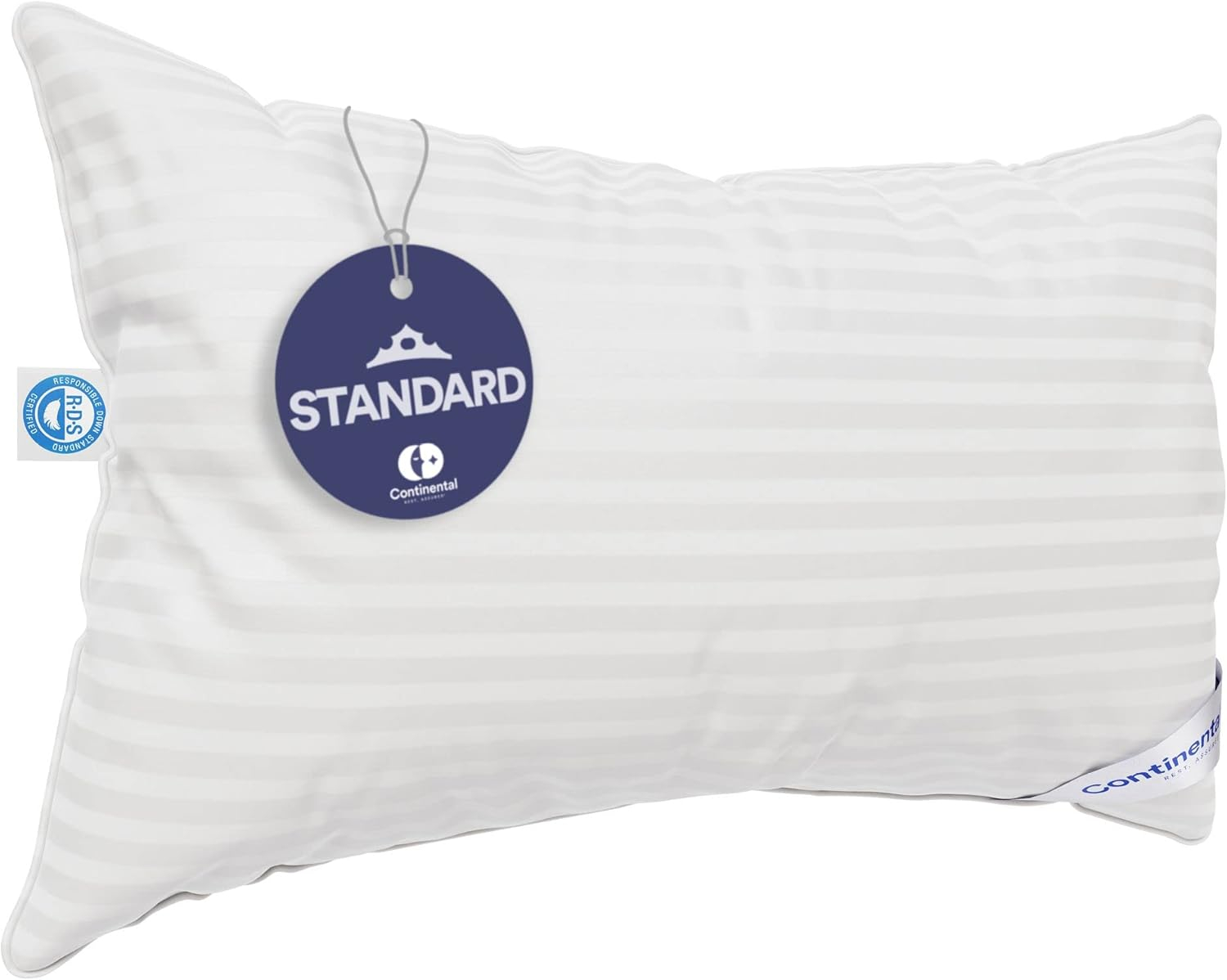 Continental Bedding 700-Firm Pillow, Standard (Pack of 1), White