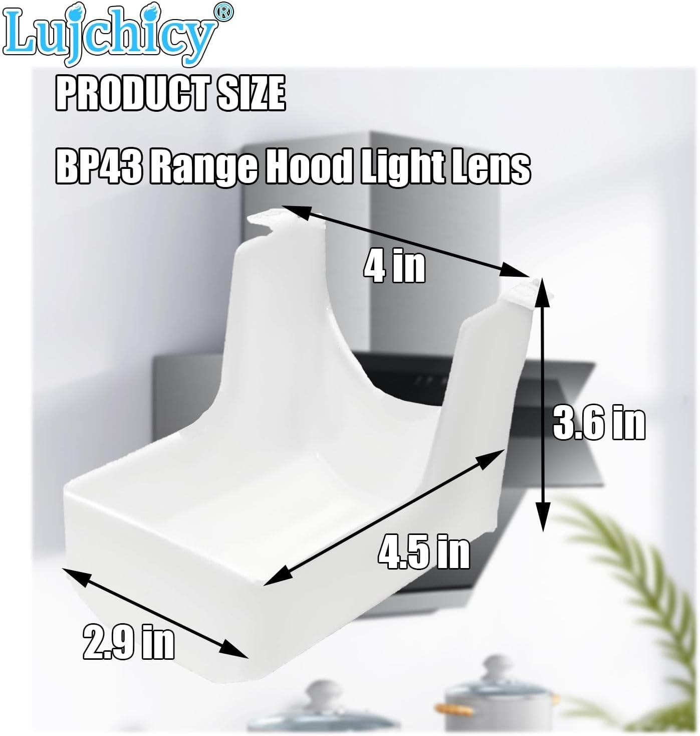 Rangehood Light Lens For Broan 41000 Models - 99110437