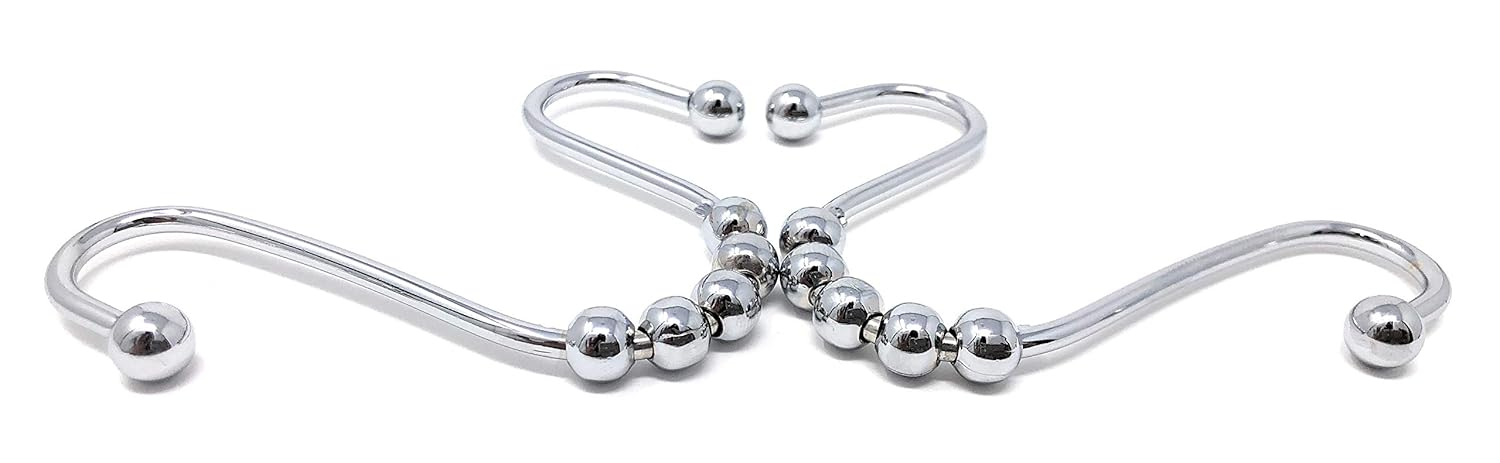 Symple Stuff Royola Metal Shower Curtain Hook (Set of 12)