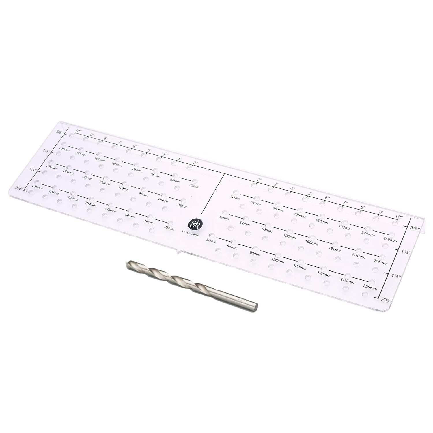 Swiss Kelly Hardware Template Cabinet Drawer Door Pull Handle Knob Drill Mounting Drilling Tool Mount