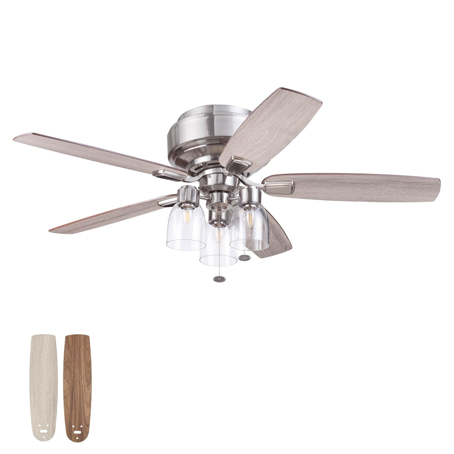 Prominence Home Magonia 52 Led Magonia 52" 5 Blade Indoor Led Ceiling Fan - Black
