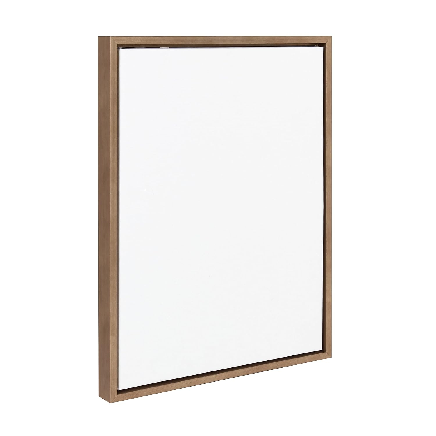 Kate and Laurel Sylvie Blank Framed Canvas Wall Art, 18x24 Gold, Modern Empty Canvas for Paint-Your-Own Art, Premium Canvas Already Framed