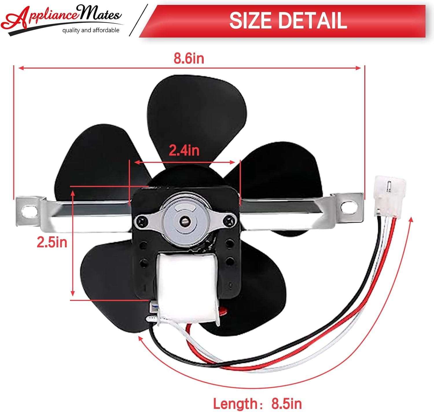 APPLAYERR 2 Speed Range Hood Motor Assembly for Broan Kenmore NuTone Fan Blade Mounting Bracket Easy Install Quiet Efficient