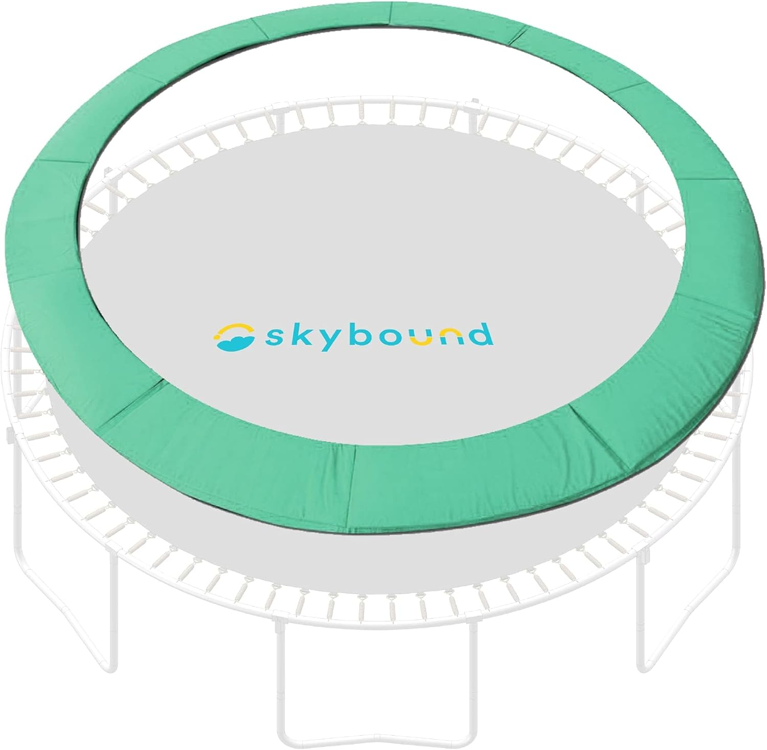 SkyBound Universal Trampoline Safety Pad,Round Trampoline Spring Cover for 15Ft Trampoline Frame Fits up to 8" Springs - Orange