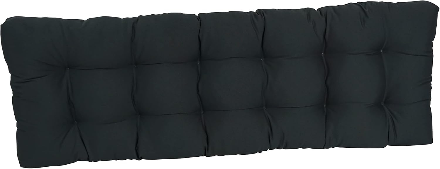 Blazing Needles 55-inch by 19-inch Tufted Solid Twill Bench Cushion