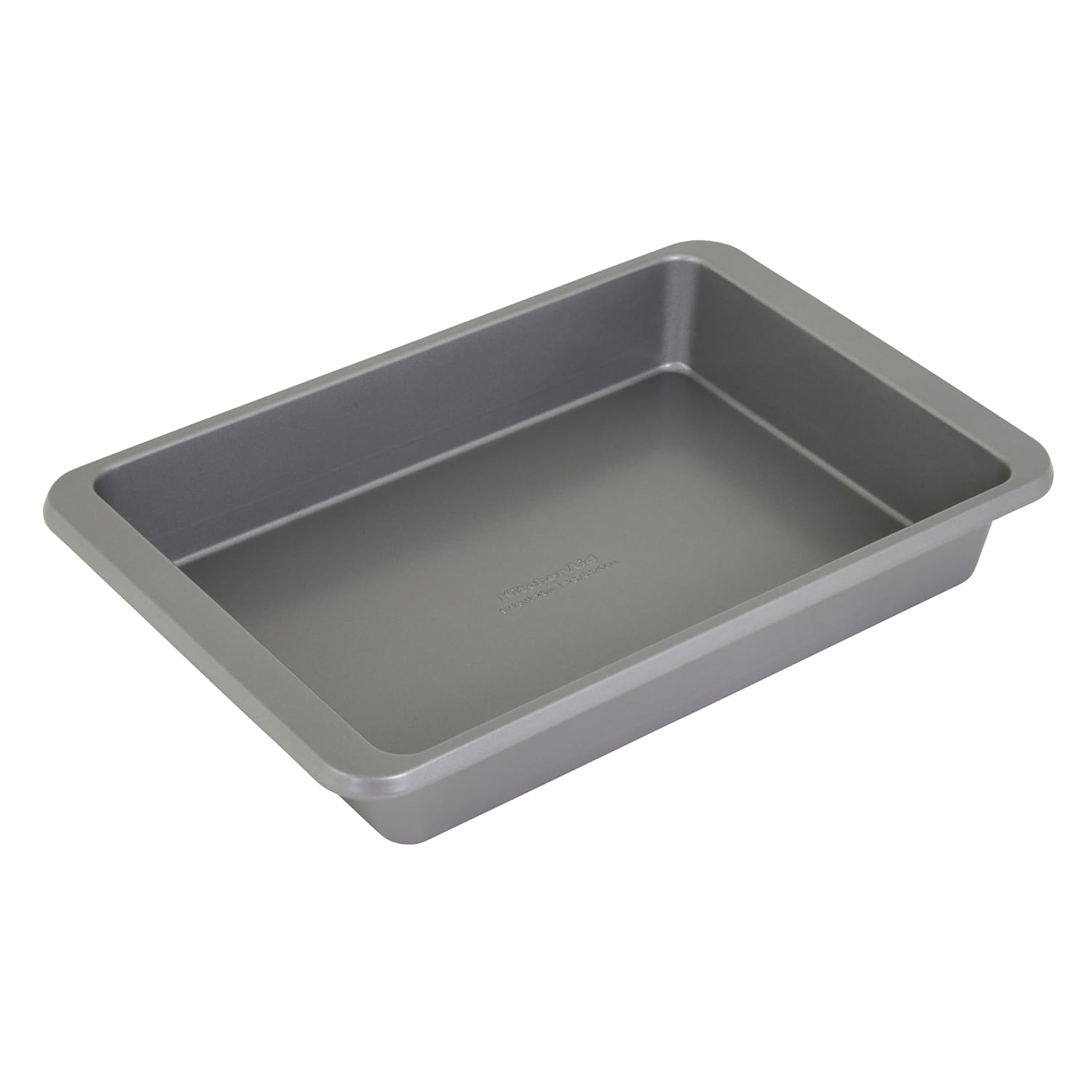 KitchenAid Aluminized Steel Nonstick 9x13-inch Sheet Cake Pan and Baking Dish, Contour Silver