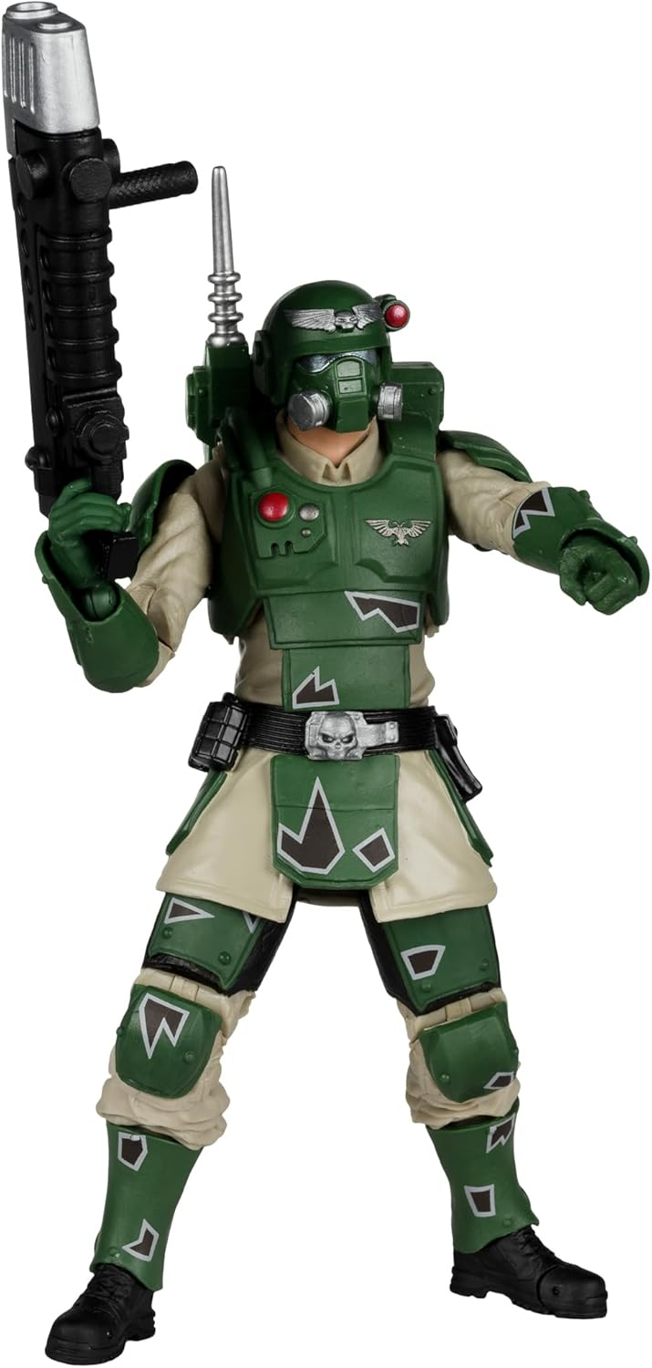 McFarlane - Warhammer 40K - Astra Militarum  - 7" Kasrkin Action Figure, McFarlane Toys, Gifts