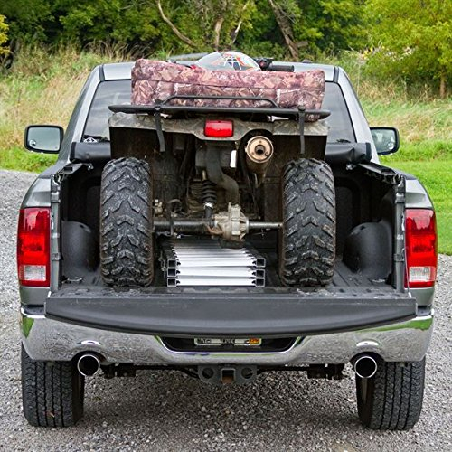 Extra-Wide Aluminum Tri-Fold ATV Loading Ramp, 77" x 54"