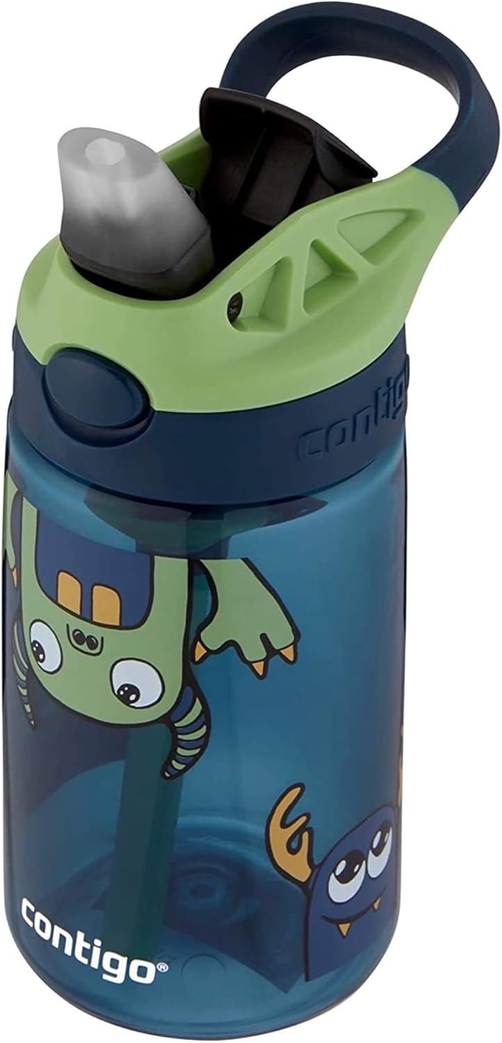Contigo Kid's 14 oz. AutoSpout Straw Water Bottle with Easy-Clean Lid