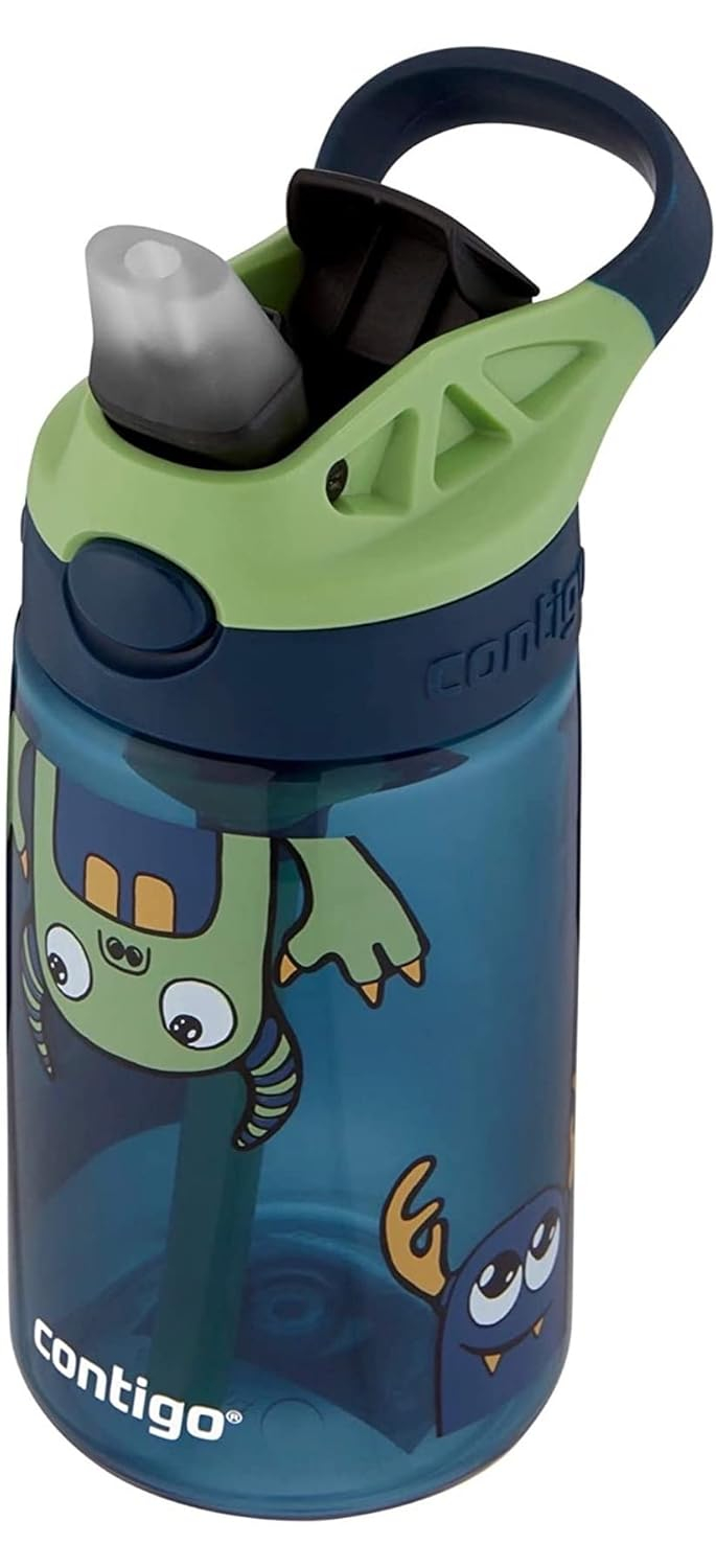 Contigo Kid's 14 oz. AutoSpout Straw Water Bottle with Easy-Clean Lid