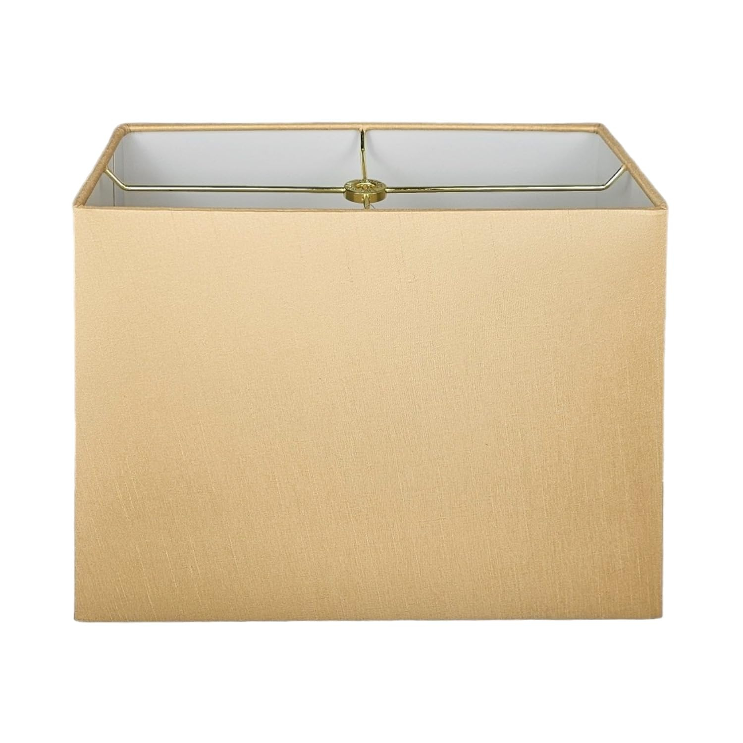 Royal Designs, Inc. Rectangle Hardback Lamp Shade, HB-613-12LNEG, Linen Eggshell, (5 x 10) x (8 x 12) x 9.5