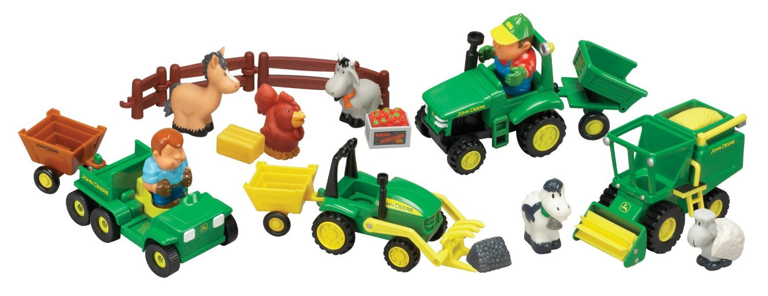 TOMY - John Deere, 4 Vehicle Value Set