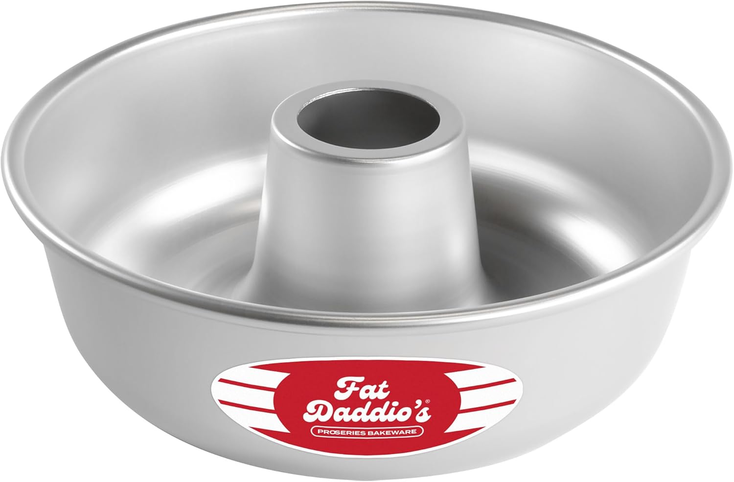 Fat Daddio's RMP-9 Anodized Aluminum Ring Mold Pan, 9 x 2 3/4 inch, Silver
