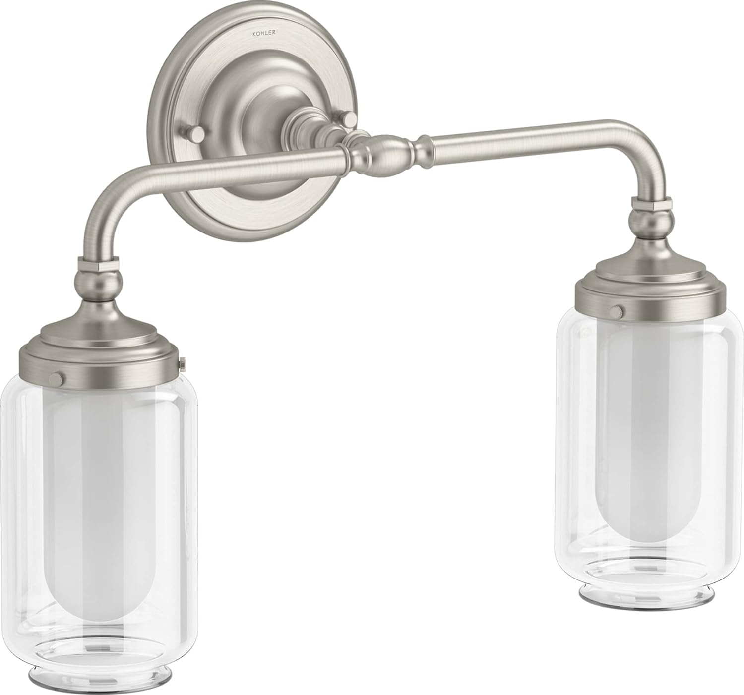 Artifacts 1 Light Indoor Bathroom Wall Sconce, Downlight Position Only, UL Listed
