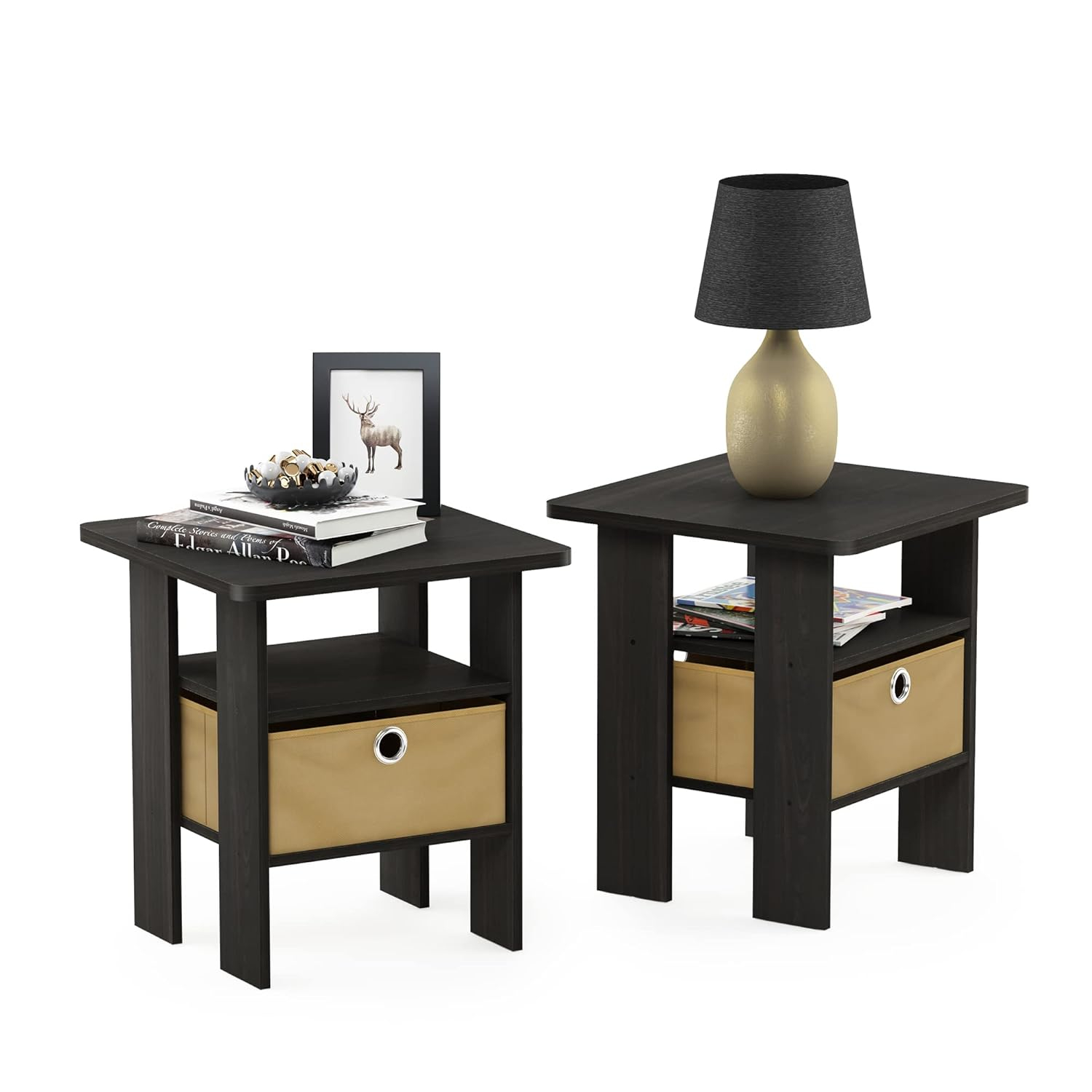 Furinno Petite End Table - Set of 2