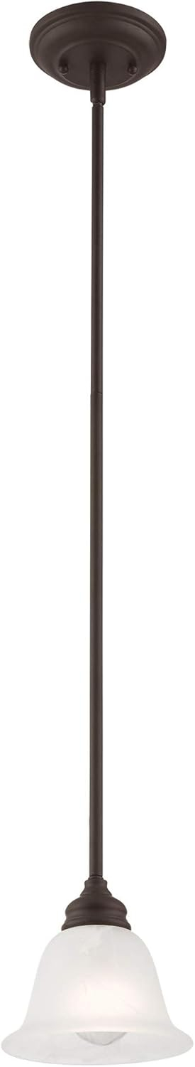 Livex Lighting Essex 1 - Light Pendant in  Brushed Nickel