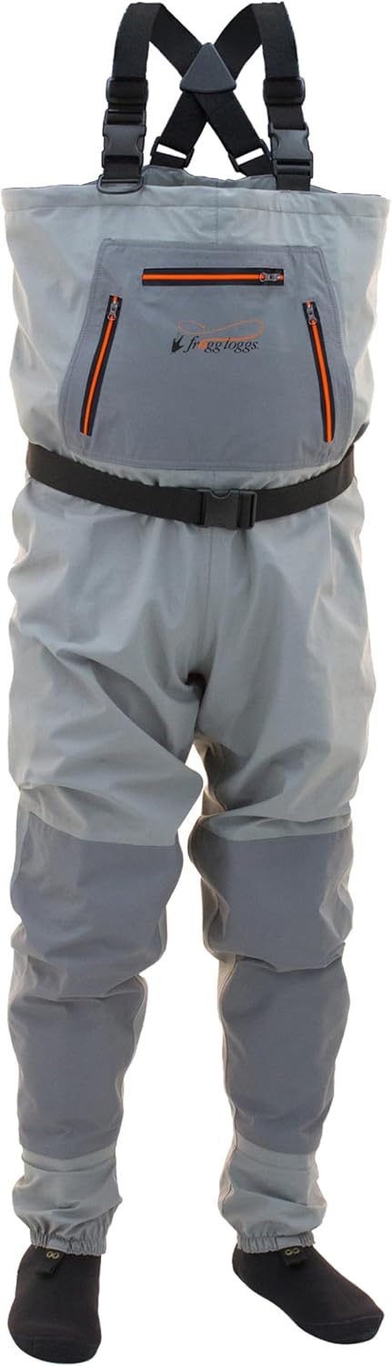 Frogg Toggs Men's Hellbender Stockingfoot Chest Wader | Slate / Gray | Size MD