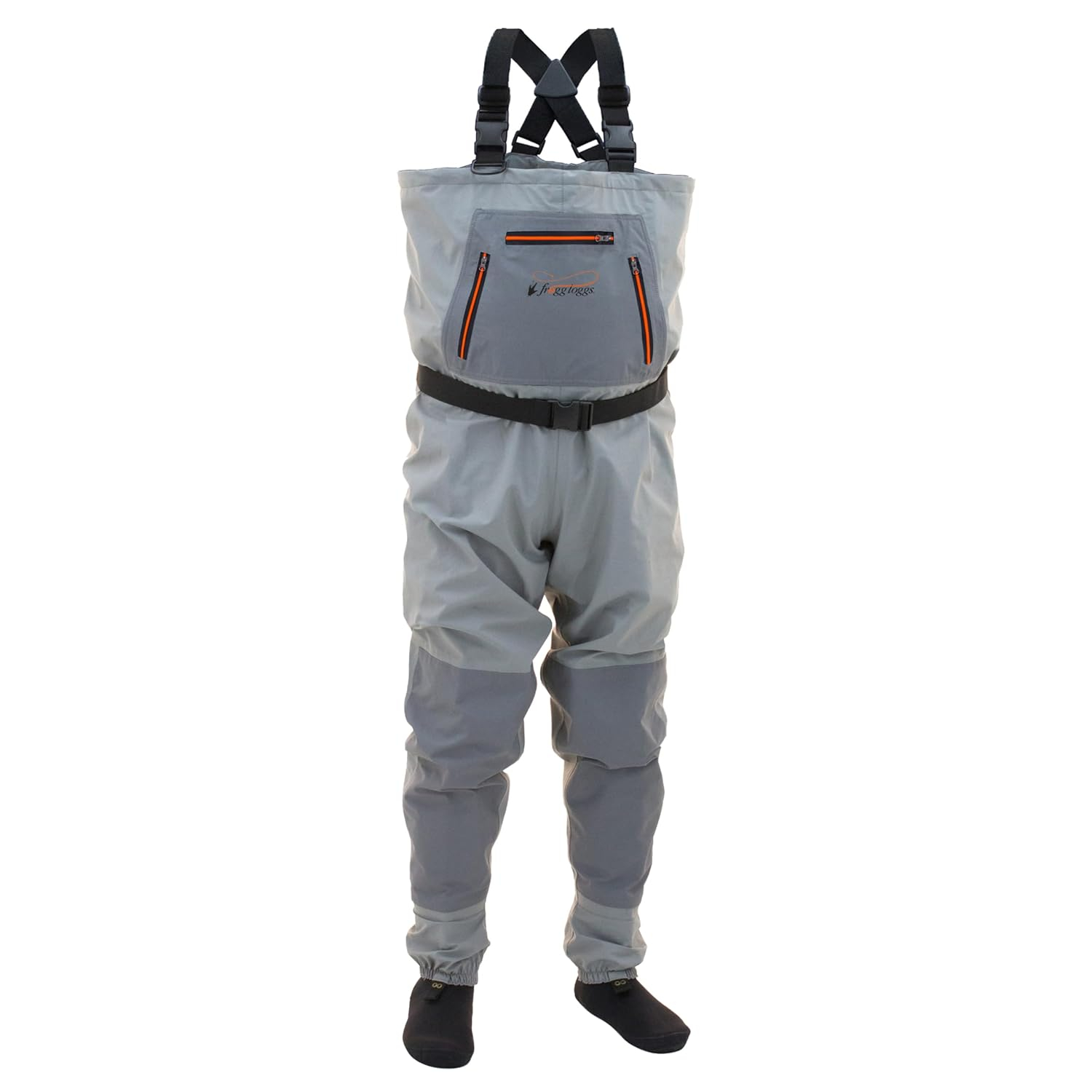 Frogg Toggs Men's Hellbender Stockingfoot Chest Wader | Slate / Gray | Size MD
