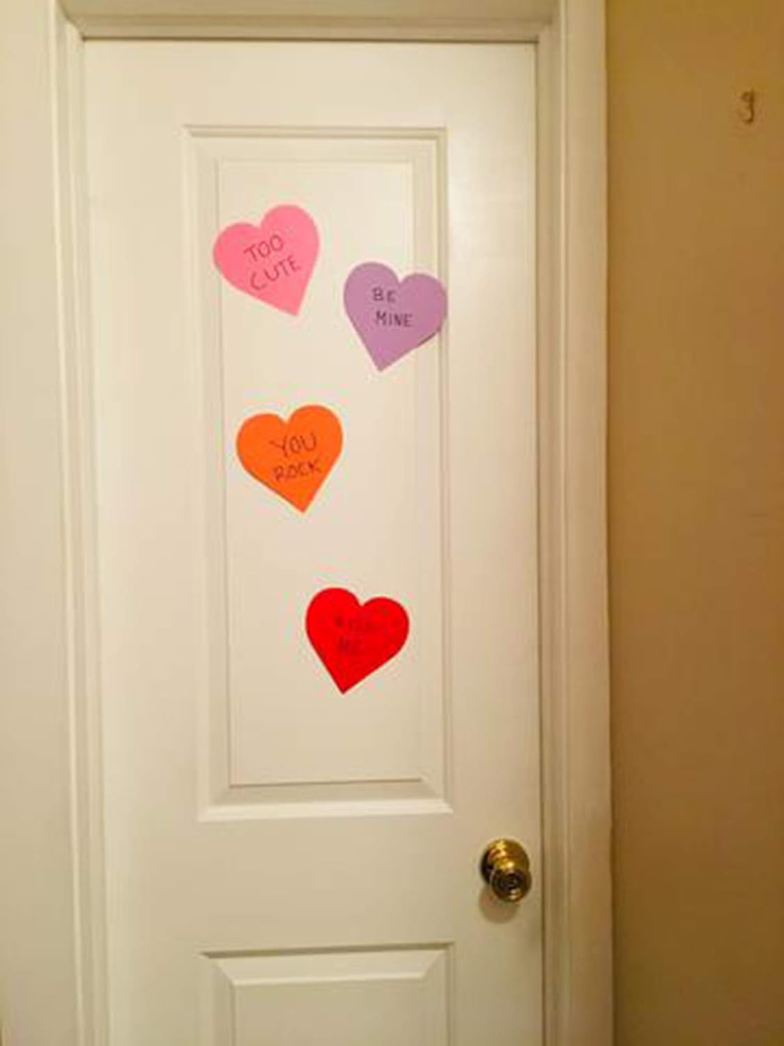 SHAPES ETC. Heart Large Assorted Color Creative Cut-Outs- 5.5”