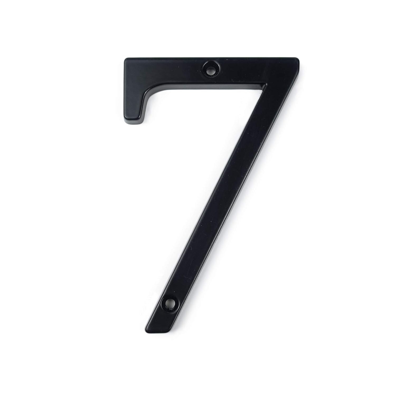 HASWARE House Number Sign 4 inch Modern Door Numbers Signage Plaque Street Home Address Numerals Zinc Alloy (7, Black)