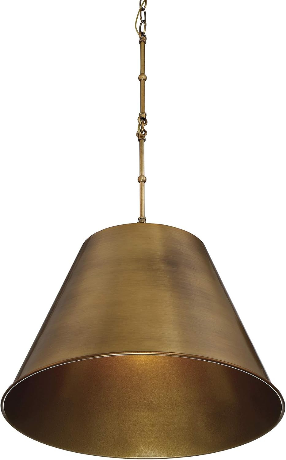Savoy House Alden 1 - Light Pendant in  Warm Brass
