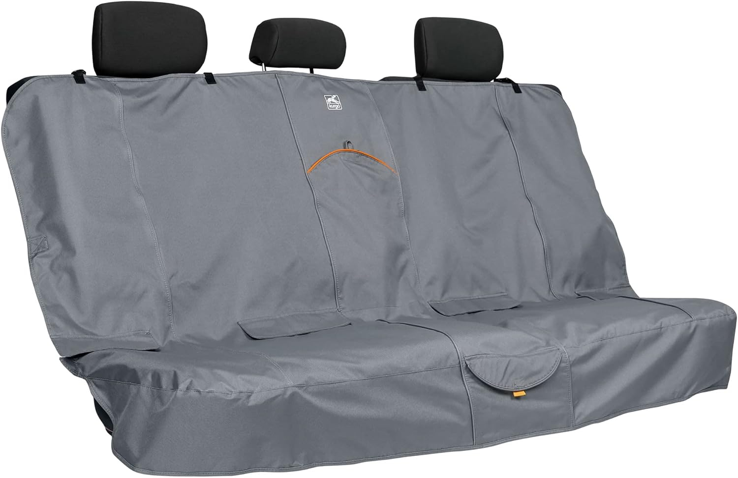 Charcoal Grey Waterproof SUV Bench Seat Cover for Pets, 63" Wide