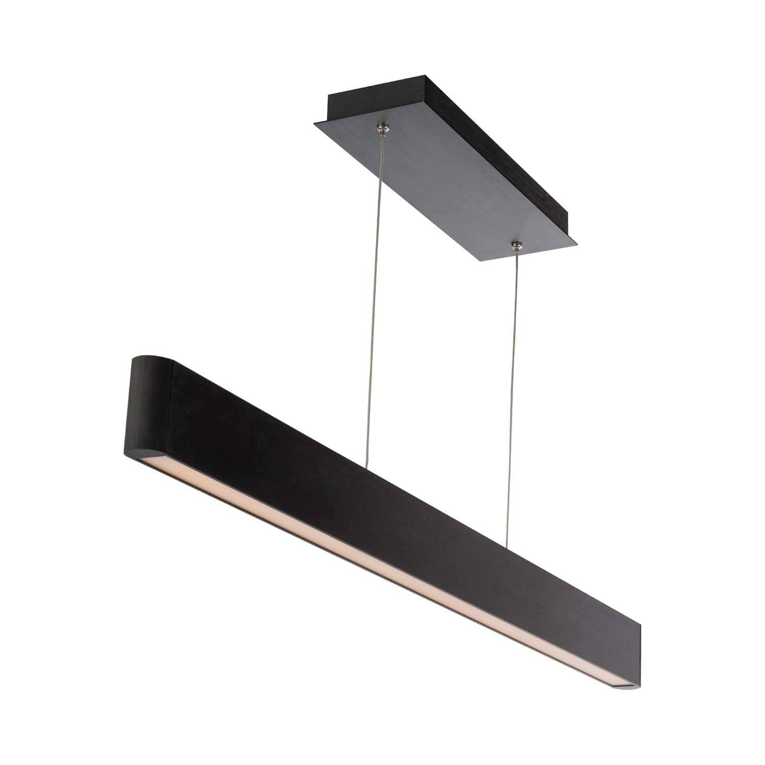 dweLED Volo Black Modern/contemporary Linear Integrated LED Large Hanging Pendant light