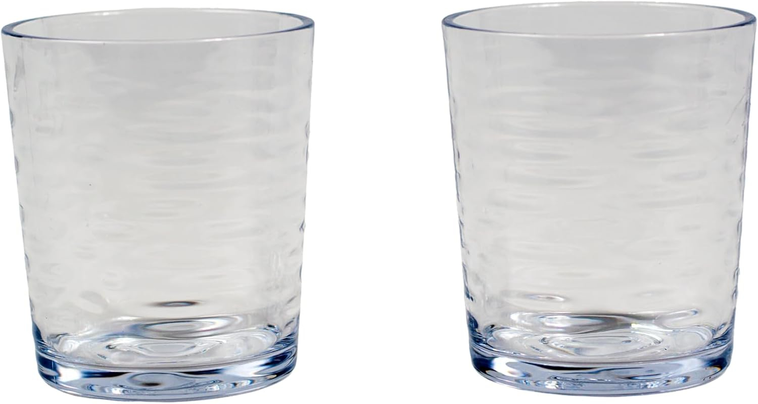 Tritan Foundry Double old Fashioned Drinkware set of 4, 14.3 oz., Clear