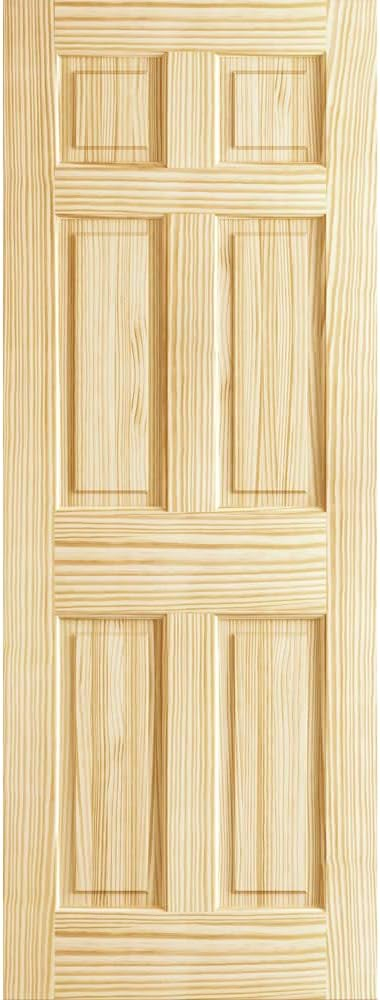 Frameport Solid + Manufactured Wood Paneled Unfinished Slab Door