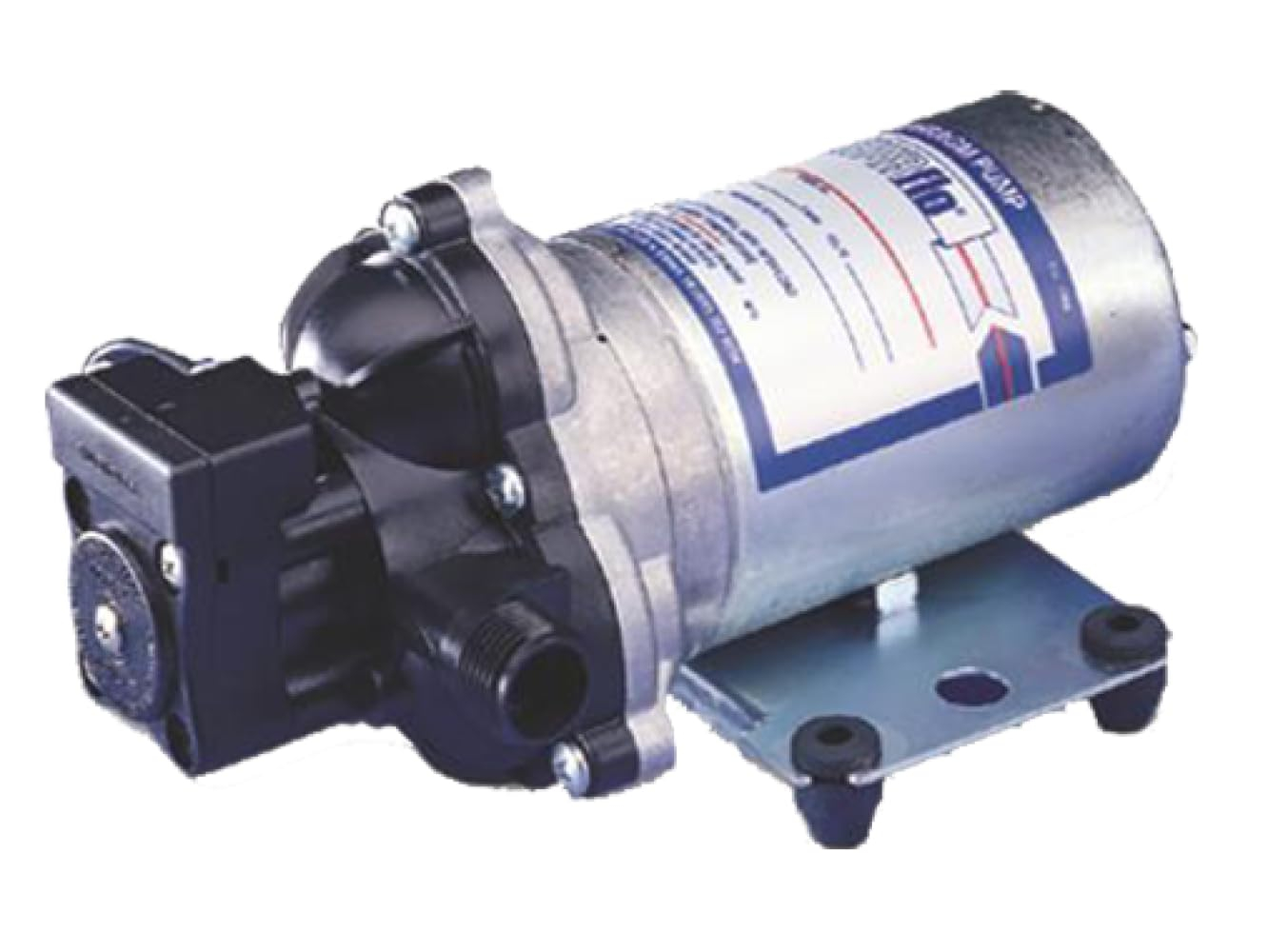 Shurflo Diaphragm Pump,PolyP,3Cmb,3gpm,45psi 2088-343-135